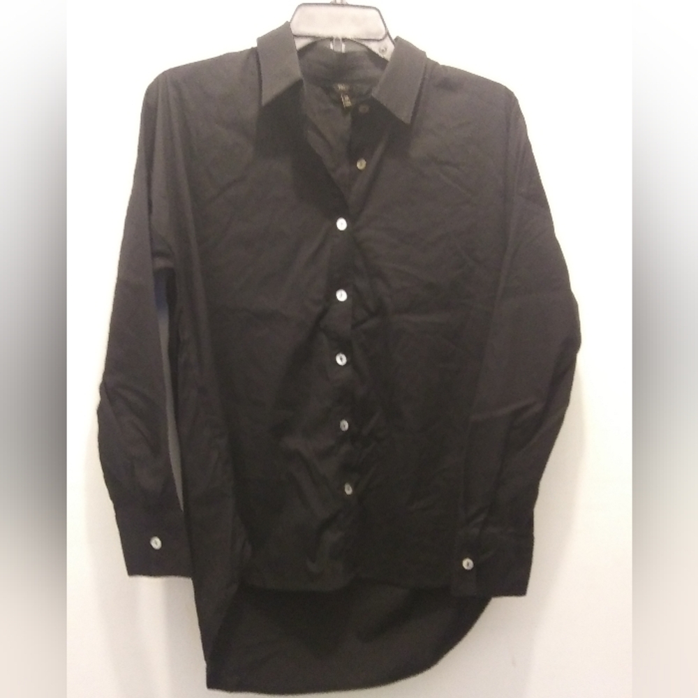 Tresics Black Casual Button Down Shirt